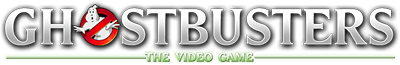 Ghostbusters: The Video Game title screen for Nintendo DS